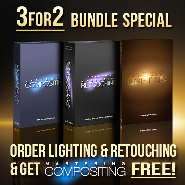 Order Lighting & Retouching and get Mastering Compositing Free!